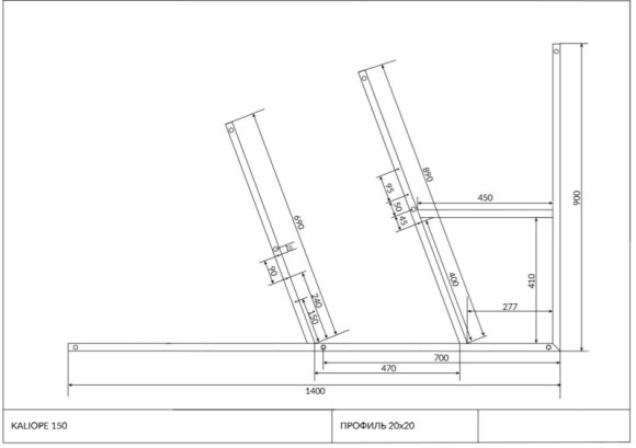 Рама для ванны KALIOPE 153