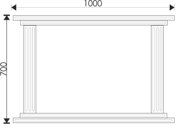 100 Зеркало "Taylor 100"
