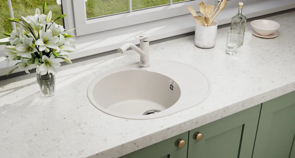 Cмеситель ULGRAN Quartz UQ-010-07, уголь