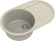 EWIGSTEIN Мойка ELEGANT R50F  1-чаша+крыло 752*470мм бежевый арт.EW-