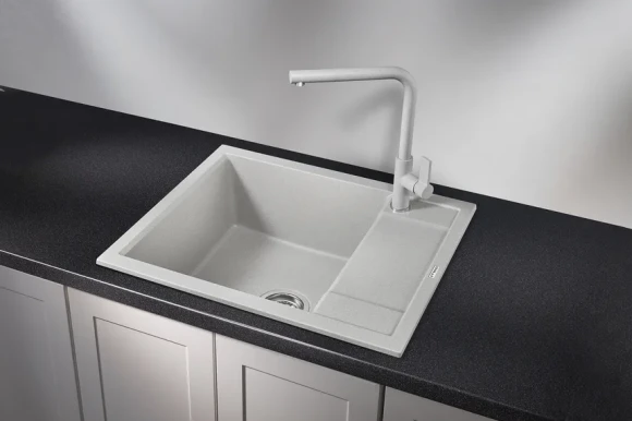 6002, БАЗАЛЬТ, кухонная мойка, кварц