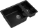 GRANFEST Мойка LEVEL 760K  1,5-чаши 760*500 черный арт.GF-
