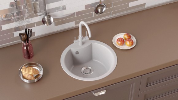 Кухонная мойка TOLERO Classic R-108E (№923 (Белый))