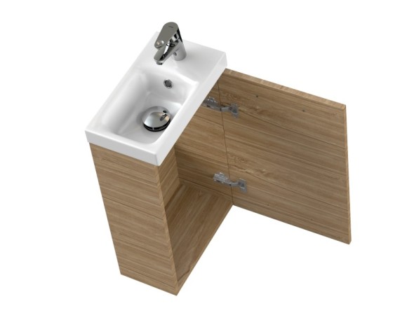 Тумба под раковину подвесная LARA 40 для COMO 40 орех
