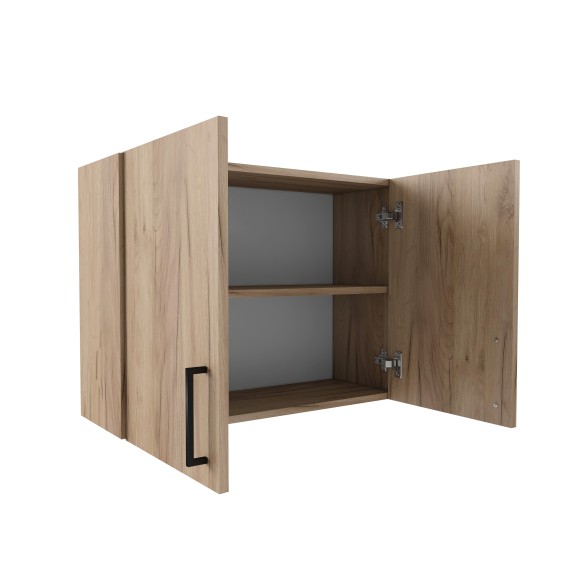 800 Шкаф навесной для посуды с полкой - Дуб Бунратти