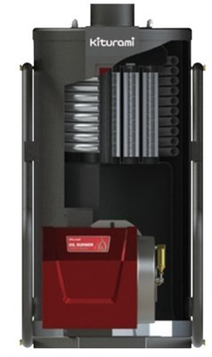 Напольный газовый двухконтурный котел Kiturami KSG HiFin-150