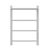 Полотенцесушитель электрический Point Афина PN04846PW П3 400x600 с полкой, диммер справа, белый Полотенцесушитель электрический Point Афина PN04846PW П3 400x600 с полкой, диммер справа, белый