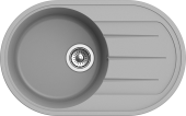 EWIGSTEIN Мойка ELEGANT R50F  1-чаша+крыло 752*470мм серый металлик арт.EW-