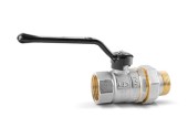 Кран шаровой латунный LD Pride 47.25.В-ГШ.Р рычаг