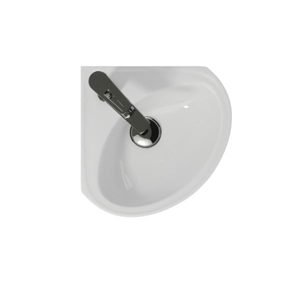 Раковина подвесная SIGMA 36 угловая 1 отв.