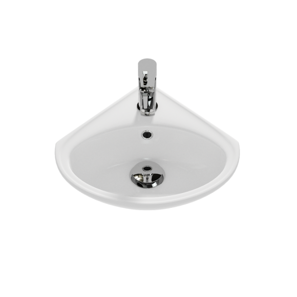 Раковина подвесная SIGMA 36 угловая 1 отв.