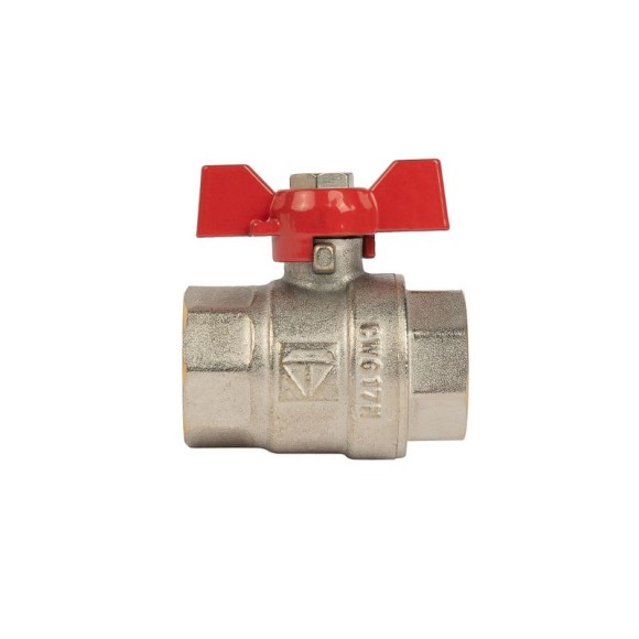 Кран шаровый 3/4" ВР х 3/4" ВР "бабочка" Comtek