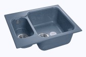 GRANFEST Мойка STANDART 615K  1,5-чаши 612*495мм графит арт.GF-