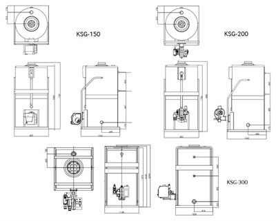 Напольный газовый двухконтурный котел Kiturami KSG-300