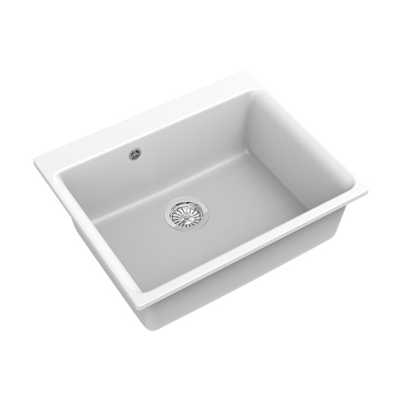 Мойка кухонная RIVELATO Axel 60, 620x510, Х-60 иней, кварц