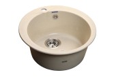 GRANFEST Мойка RONDO 480  1-чаша D-475мм бежевый арт.GF- GRANFEST Мойка RONDO 480  1-чаша D-475мм бежевый арт.GF-