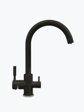 Смеситель кухонный POLYGRAN Элара Дуо (Чёрный №16) Смеситель кухонный POLYGRAN Элара Дуо (Чёрный №16)