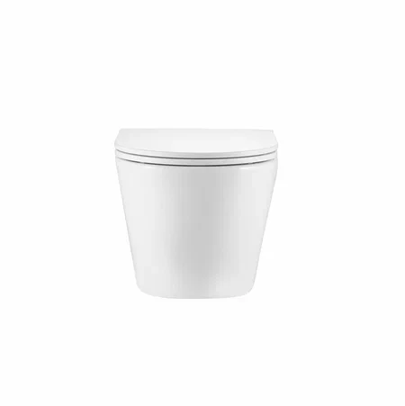 Унитаз подвесной K505 безободковый, сиденье тонкое ДП, крепления 