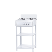 Плита газовая FLAMA AVG 1402-W (4-х конфорочная) напольная 048