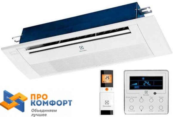 Внутренний блок кассетного типа VRF Electrolux ESVMC1-22 (однопоточный)