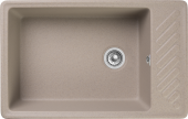 GRANFEST  Мойка QUARZ 51  1-чаша+крыло 760*480мм песочный арт.GF-ZL-
