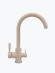 Смеситель кухонный POLYGRAN Элара Дуо (Песочный №302)