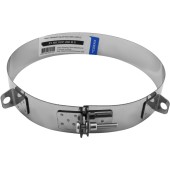 Хомут обжимной под растяжку (нерж.ст. 0,5мм) Ф150 Хомут обжимной под растяжку (нерж.ст. 0,5мм) Ф150