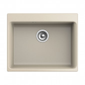 Мойка кухонная RIVELATO Axel 60, 620x510, Х-60 темно-бежевый, кварц