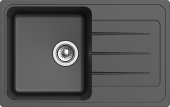 EWIGSTEIN Мойка ELEGANT 50F  1-чаша+крыло 762*480мм антрацит арт.EW-