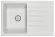 7602, БЕЛЫЙ, кухонная мойка, СтандАРТ кварц