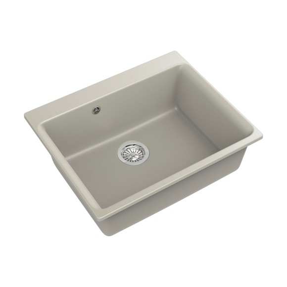 Мойка кухонная RIVELATO Axel 60, 620x510, Х-60 топаз, кварц