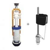 Комплект клапанов OLI спускной FAST S/S + наливной Uni Bottom, латунь, Oliveira