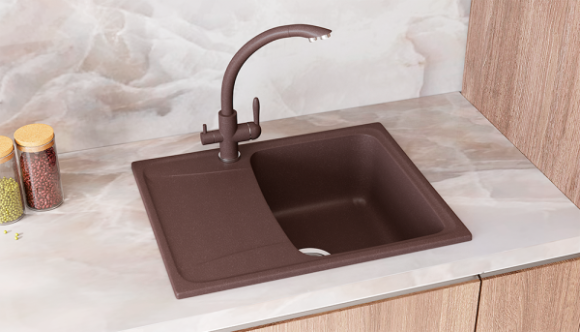 Мойка Ulgran U-201-328, бежевый