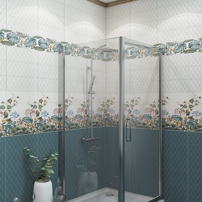 EG3C Душевое ограждение квадрат EvaGold 100х100, профиль хром, прозрачное стекло