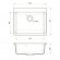 Мойка кухонная RIVELATO Axel 60, 620x510, Х-60 черный, кварц