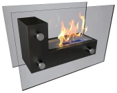 Биокамин напольный Zefire Fidero 500 черный Биокамин напольный Zefire Fidero 500 черный