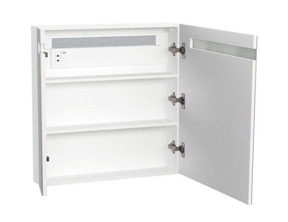 Зеркало-шкаф MELAR 14,5x69,2 с подсветкой универсальная белый