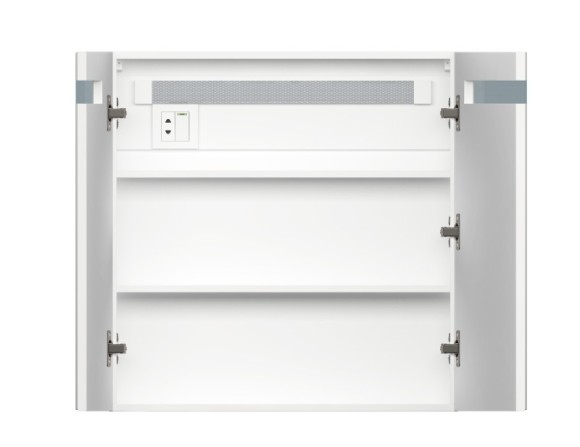 Зеркало-шкаф MELAR 14,5x69,2 с подсветкой универсальная белый