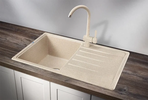 7602, КЛАССИК, кухонная мойка, СтандАРТ кварц