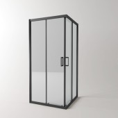 EG3B Душевое ограждение квадрат EvaGold 90х90, профиль черный матовый, прозрачное стекло EG3B Душевое ограждение квадрат EvaGold 90х90, профиль черный матовый, прозрачное стекло