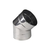 Колено (нерж. сталь 0,5мм) угол 135` Ф130