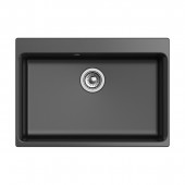 Мойка кухонная RIVELATO Axel 70, 720x540, Х-70 антрацит, кварц