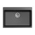 Мойка кухонная RIVELATO Axel 70, 720x540, Х-70 антрацит, кварц