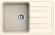 EWIGSTEIN Мойка ELEGANT 50F  1-чаша+крыло 762*480мм крем арт.EW-
