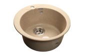 GRANFEST Мойка RONDO 480  1-чаша D-475мм песочный арт.GF- GRANFEST Мойка RONDO 480  1-чаша D-475мм песочный арт.GF-