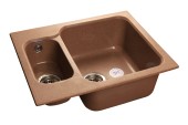 GRANFEST Мойка STANDART 615K  1,5-чаши 612*495мм терракот арт.GF- GRANFEST Мойка STANDART 615K  1,5-чаши 612*495мм терракот арт.GF-