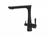 EWIGSTEIN Смеситель для кухни Г-обр. с краном питьевой воды D-40мм черный арт. EWIGSTEIN Смеситель для кухни Г-обр. с краном питьевой воды D-40мм черный арт.