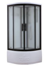 Timo Standart T-6600 Black Fabric душевая кабина (100*100*220), шт Timo Standart T-6600 Black Fabric душевая кабина (100*100*220), шт