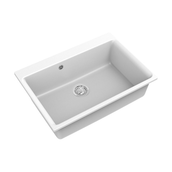 Мойка кухонная RIVELATO Axel 70, 720x540, Х-70 иней, кварц