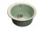 GRANFEST Мойка RONDO 480  1-чаша D-475мм салатовый арт.GF-